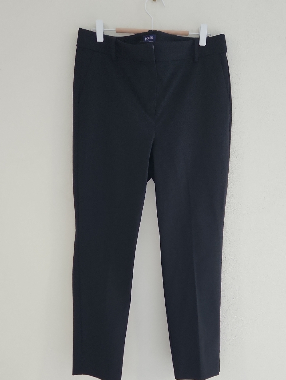 J.Crew Black Straight-Leg Dress Pants
